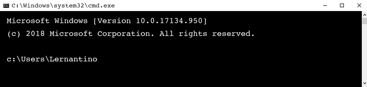 The Windows command line displays a version number and copyright information.
